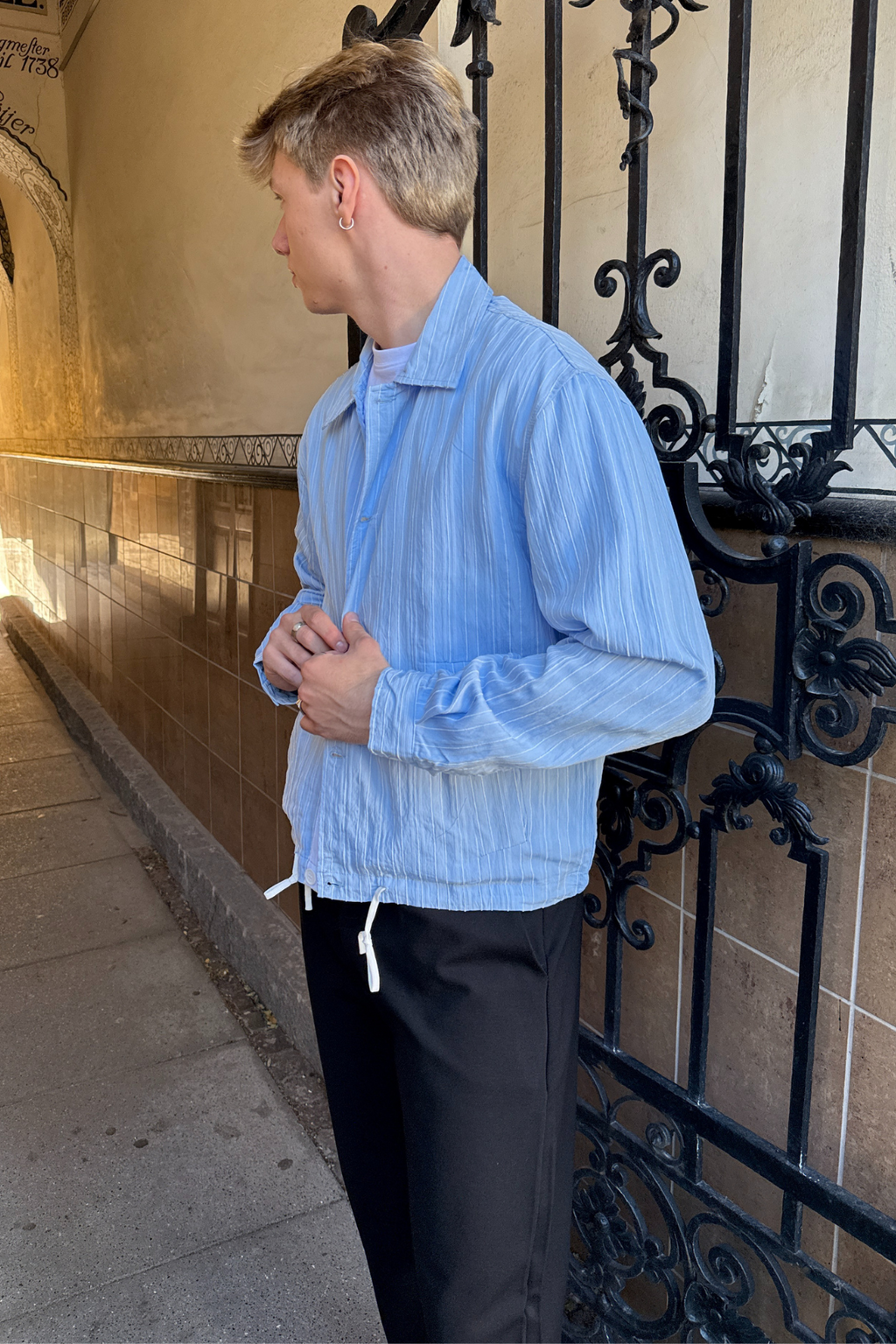 Ezra σακάκι - ανοιχτό μπλε