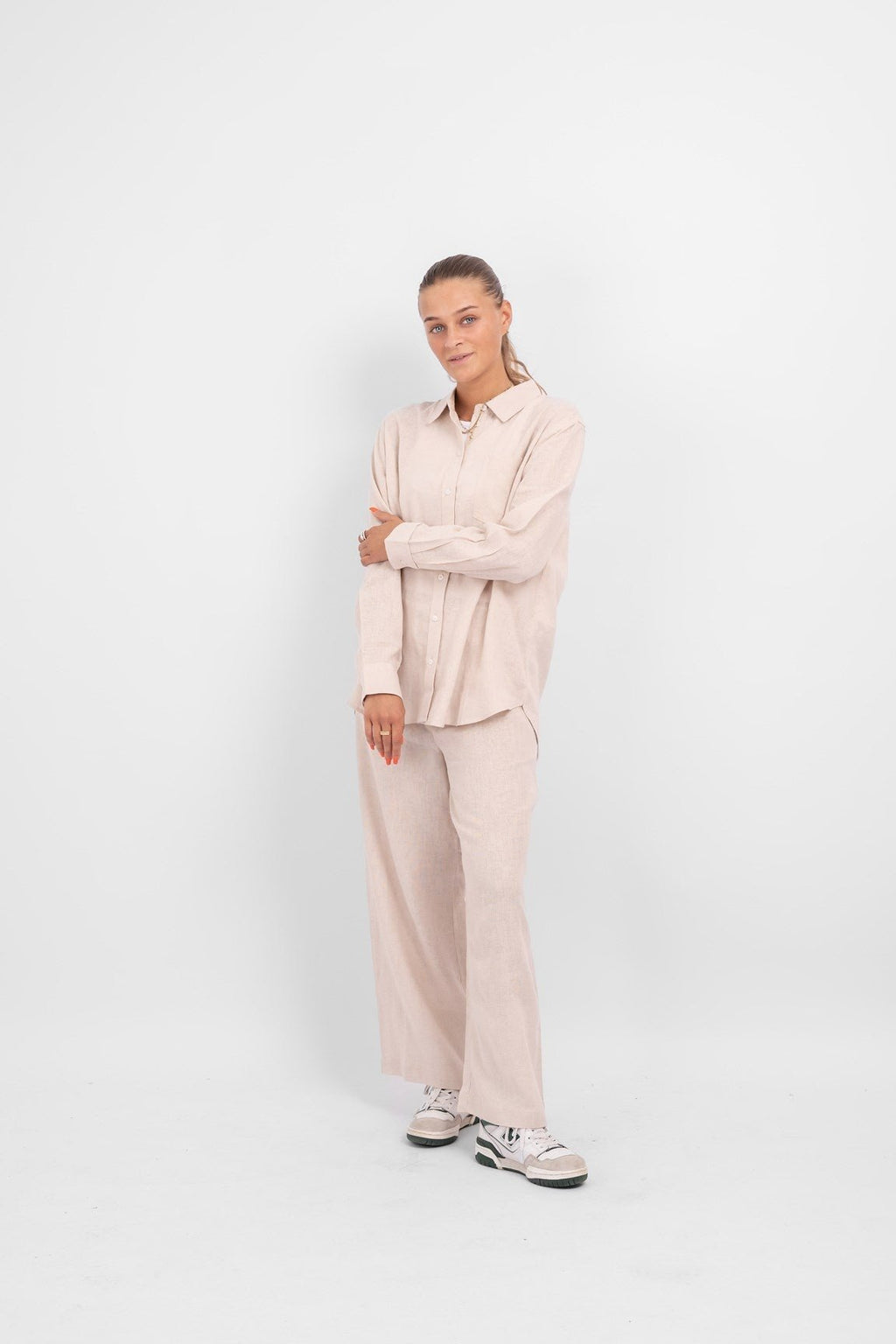 Λινάρι Tokyo Pants - Σελήνη