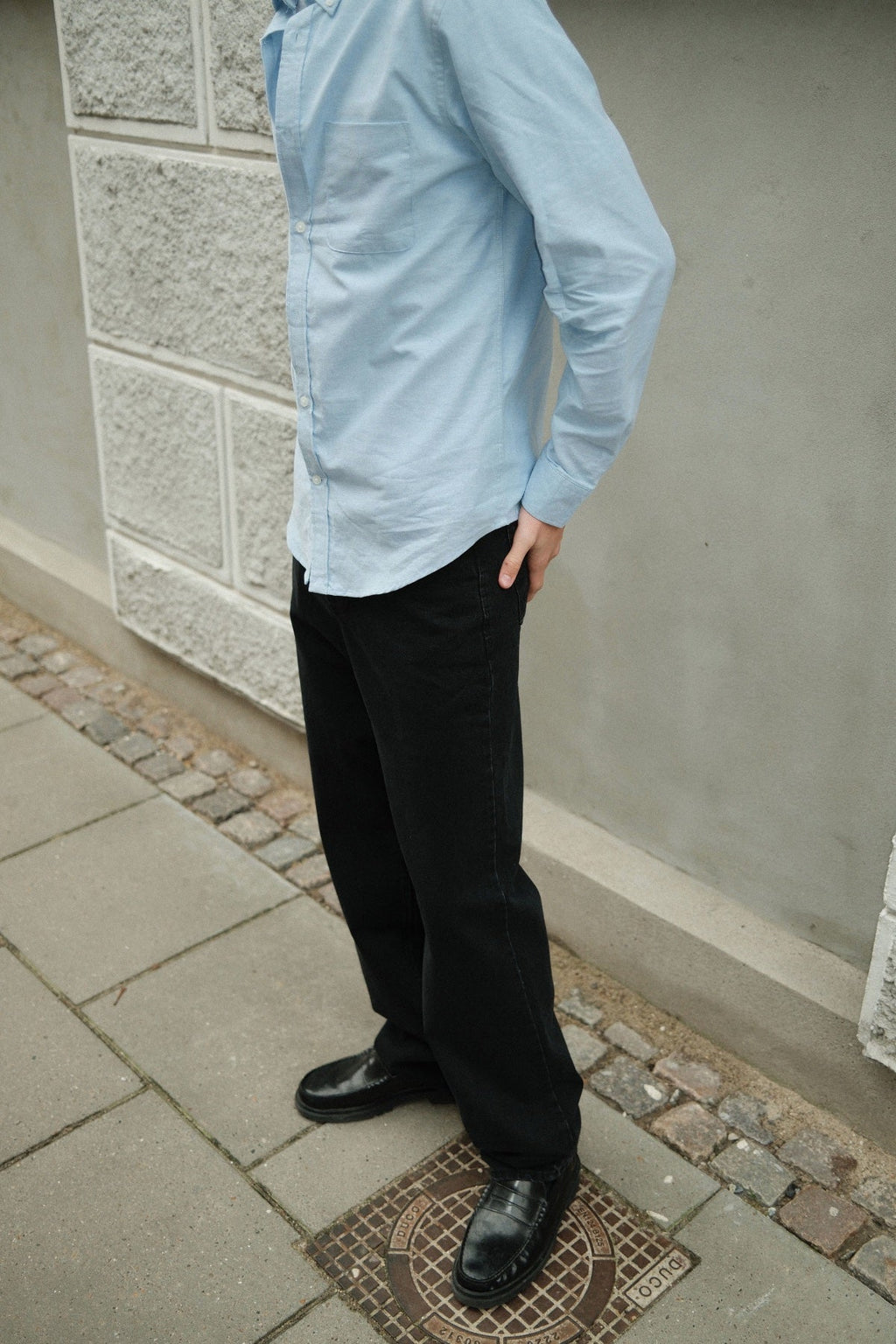 Baggy Jeans - Μαύρο Τζιν