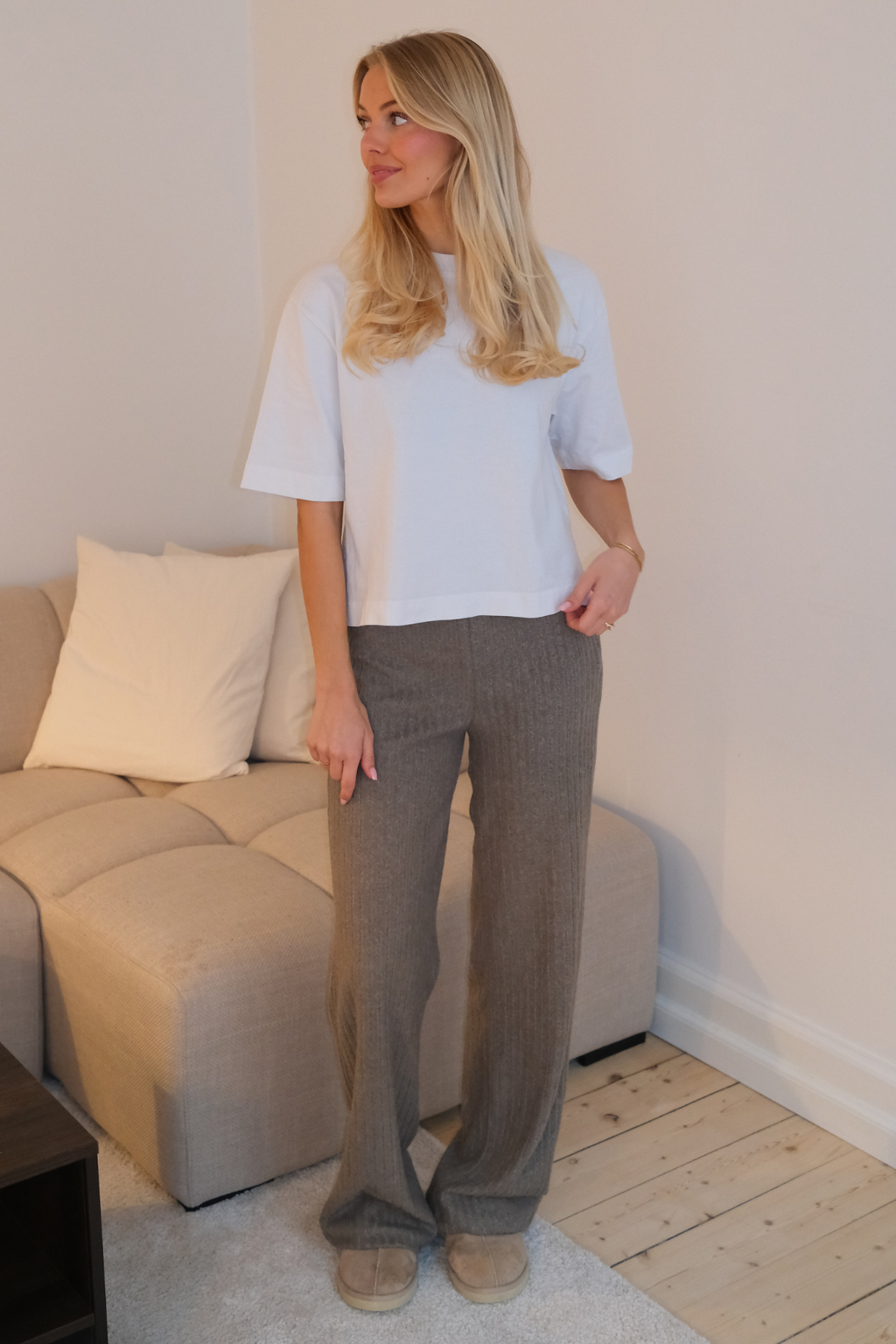 Ivy Knit Pants - Khaki