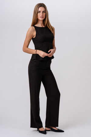 Aya Loose Pants - Καφέ