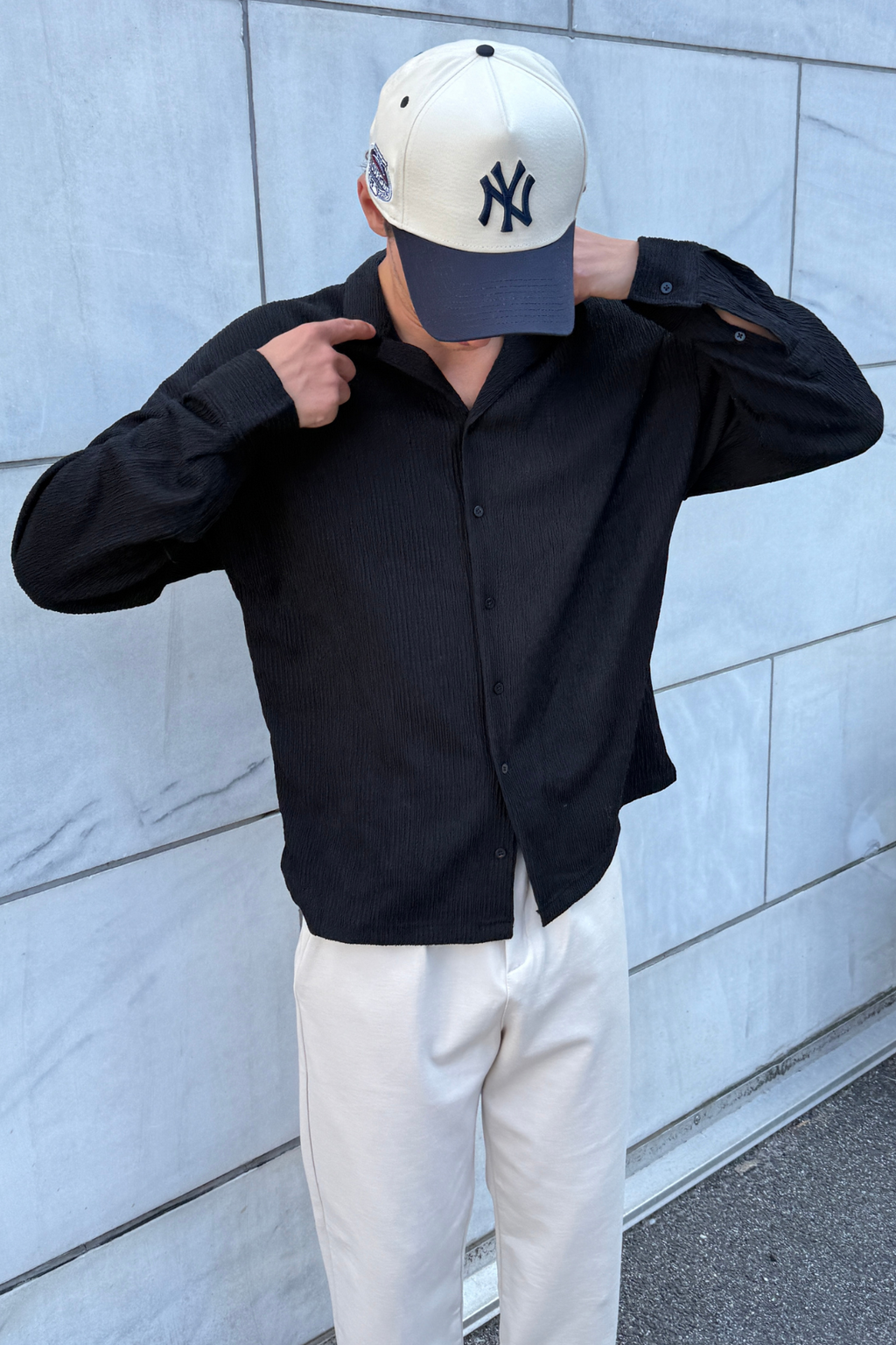 Aidan πουκάμισο - μαύρο