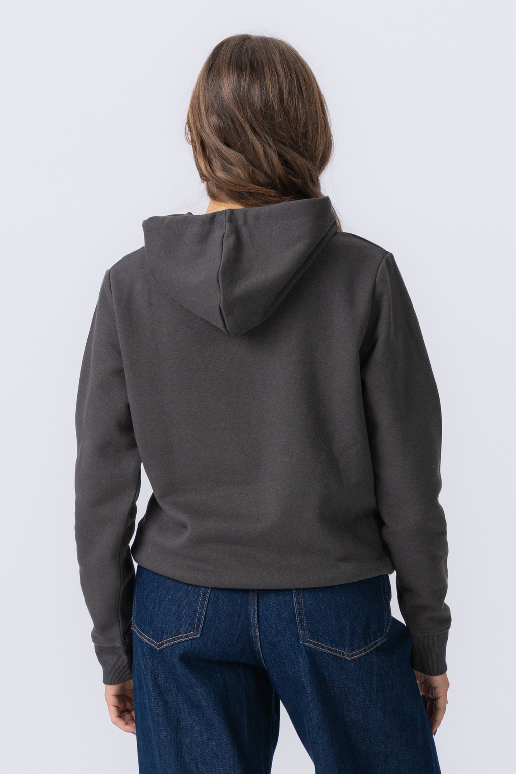 Sweatshirt Hoodie - σκούρο γκρι