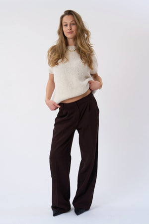 Chloe Short Sleeved Knit - Off White