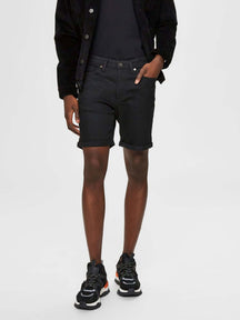 Denim Shorts - Black