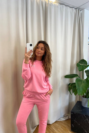 Χρώμα sweatpants - ροζ