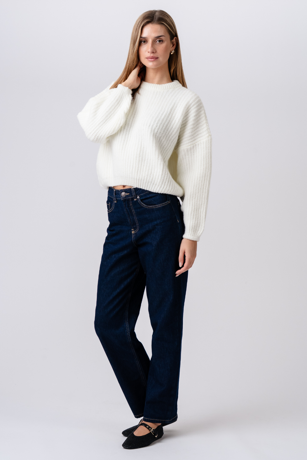 Gabriela Knit - White