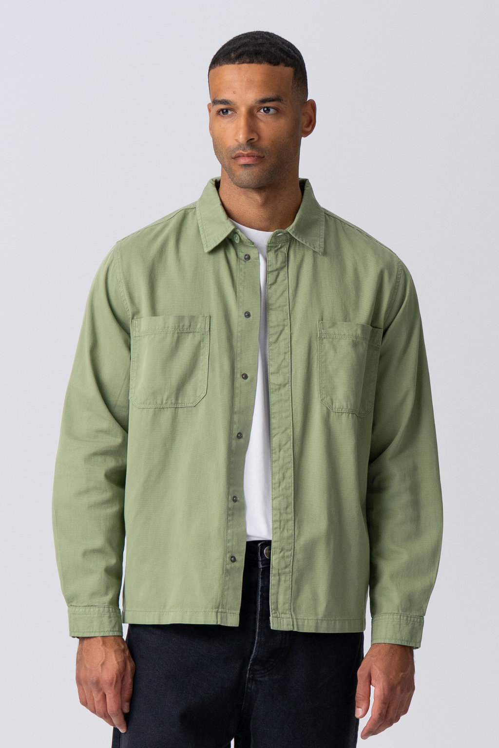 Alex Shirt Regular Fit - Light Olive