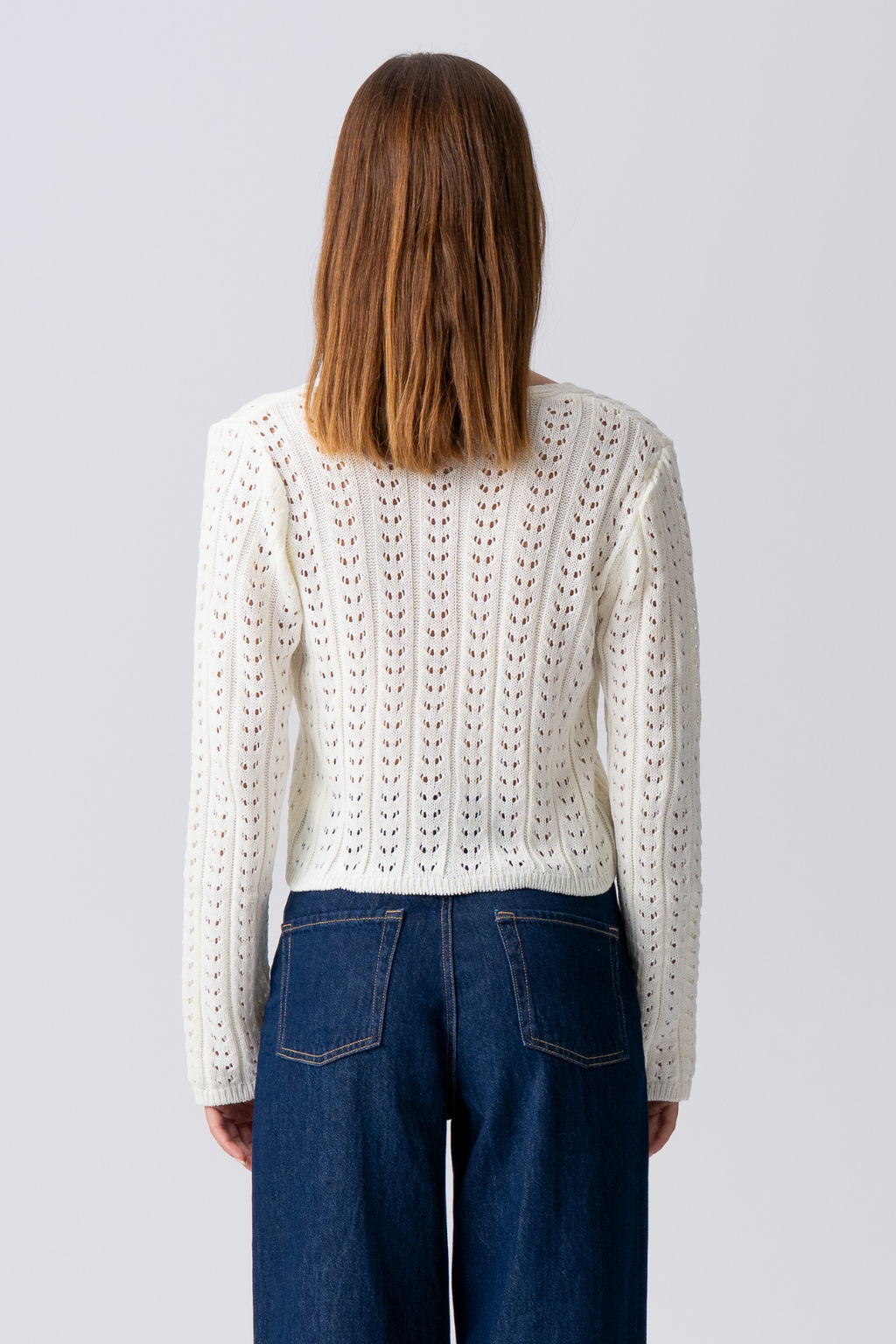 Virginia Knit Cardigan - Ecru