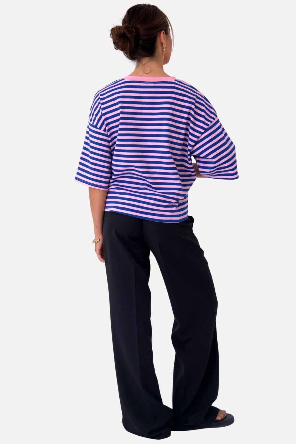 T-shirt Zoe - Μπλε/Ροζ ανοιχτό