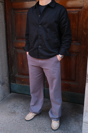 Straight Cotton Chino - Grey