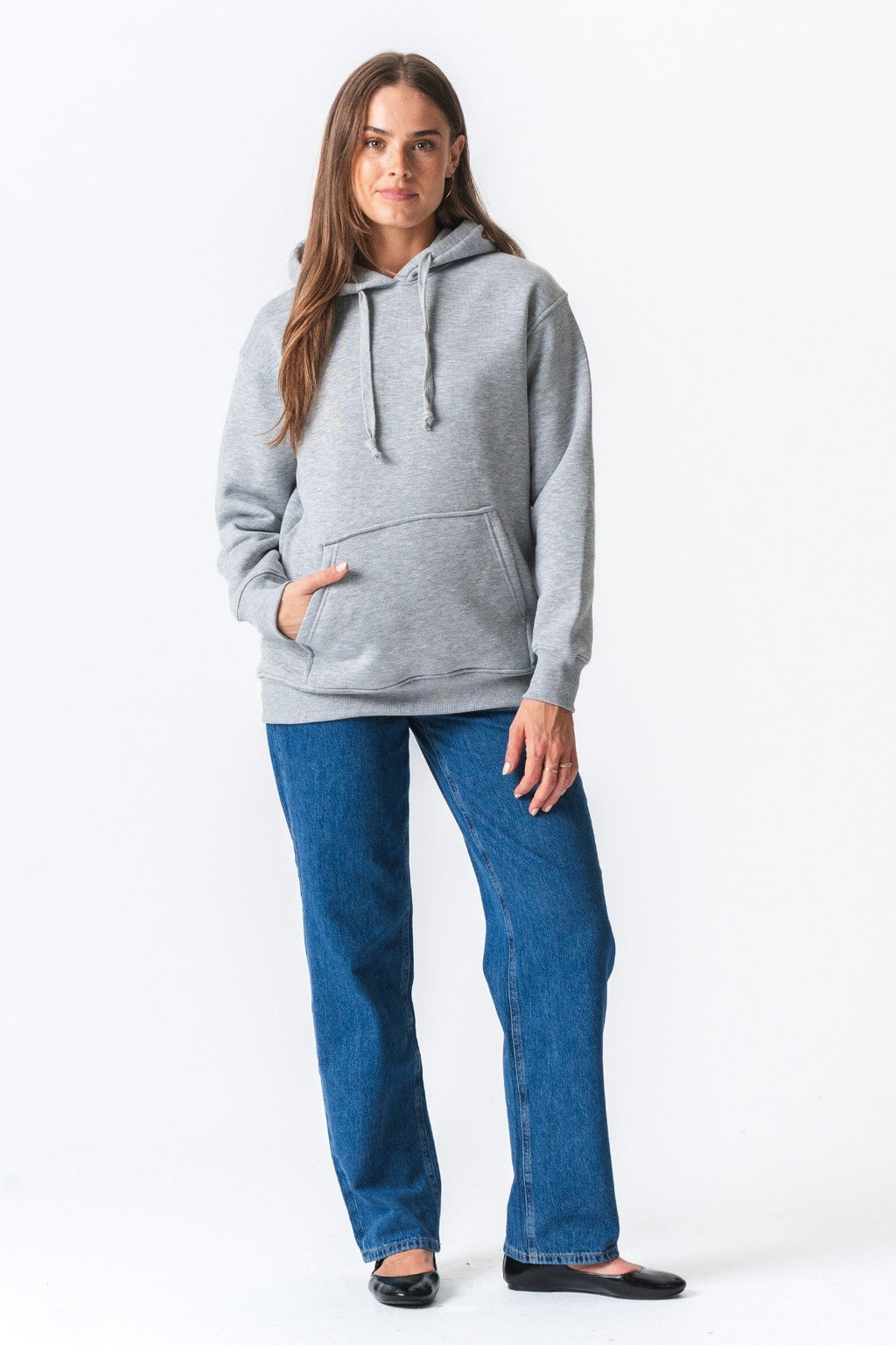 Stella Oversized Hoodie - Ash Grey
