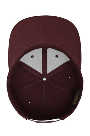 Classic Snapback - Maroon/Maroon