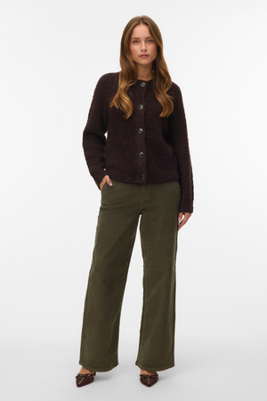 Margot ευρύ corduroy Pants - Φύλλο σταφυλιών