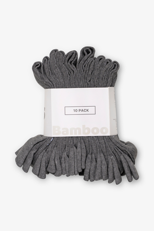 The Original Performance Bamboo Socks 10-Pack - Grey