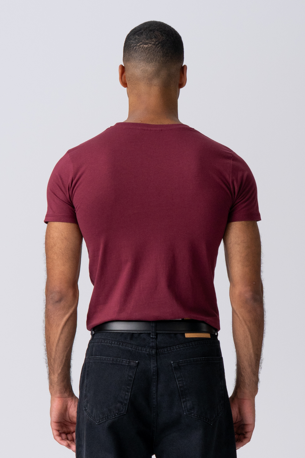 Muscle T-shirt - Burgundy Red