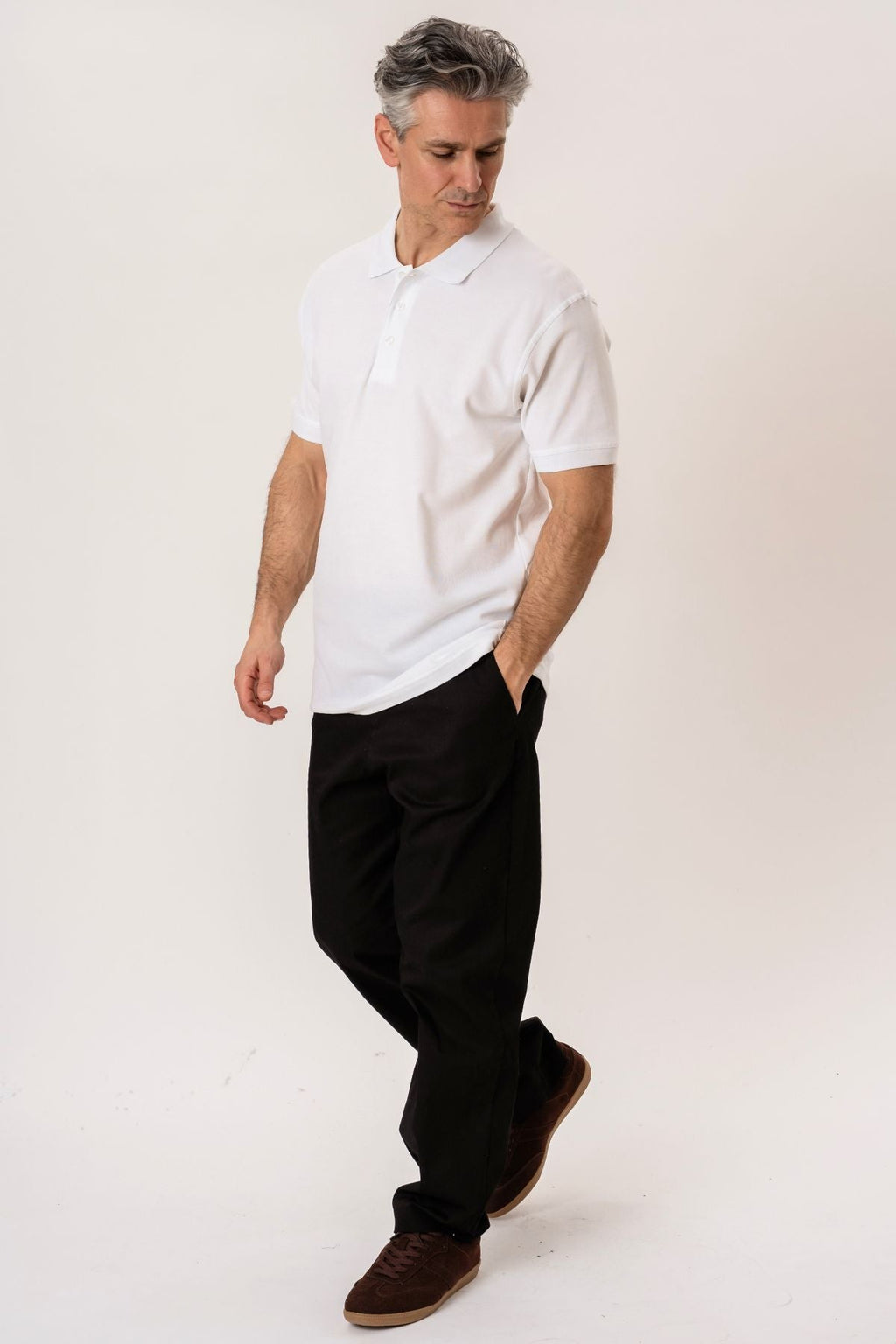 Basic Polo - White