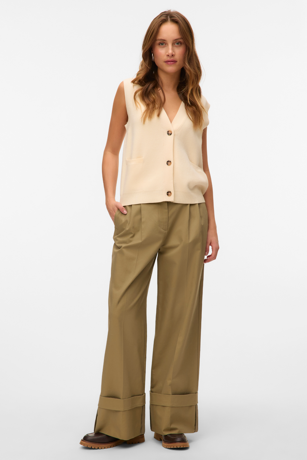 Saba V Vest Vest - Birch