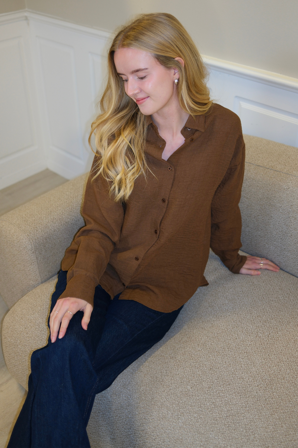 Lilly Shirt - Brown