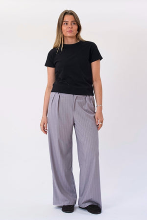 Paloma Pinstripe Pants - Γκρι