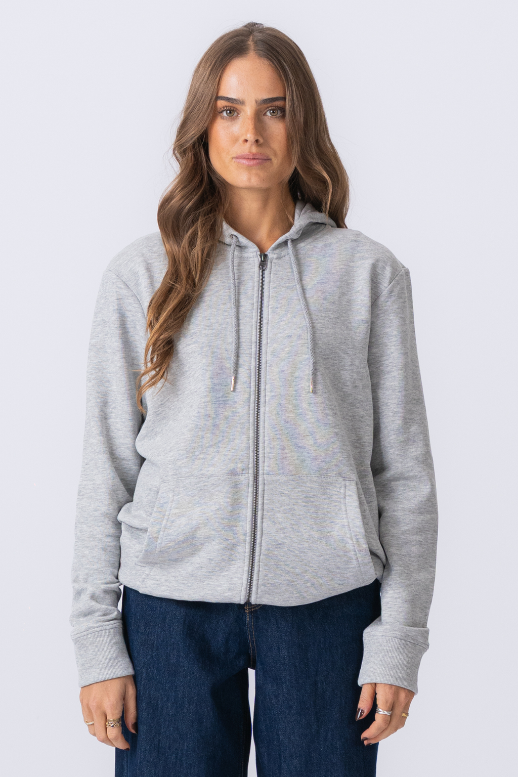 Zip Hoodie - Γκρι