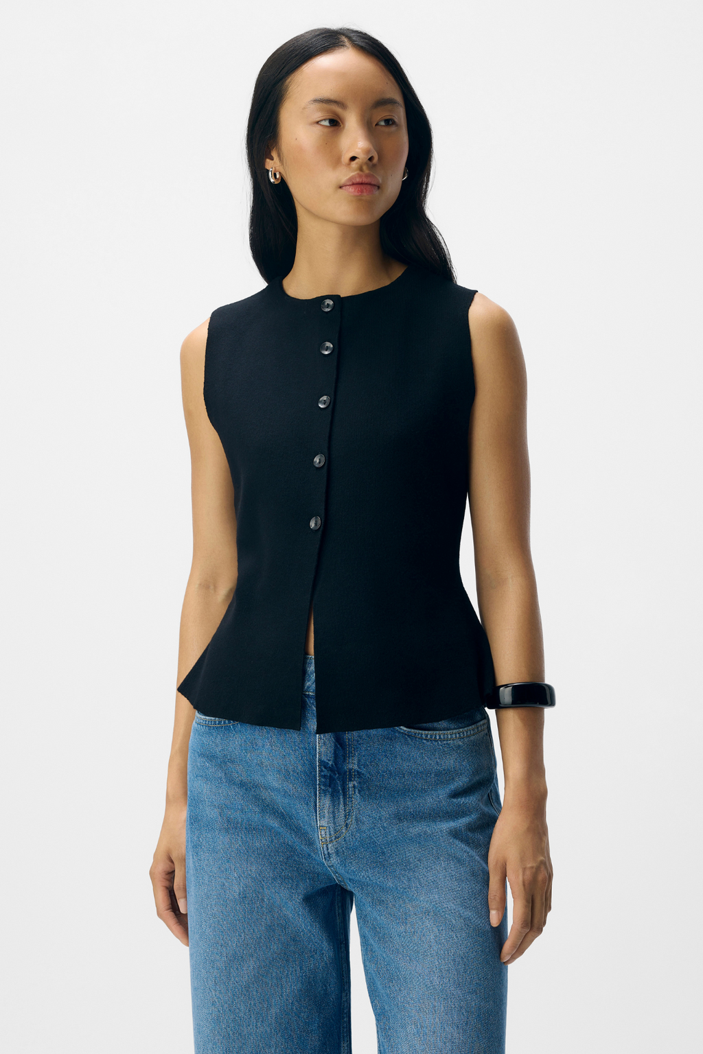 Reynard Knit Vest - Μαύρο