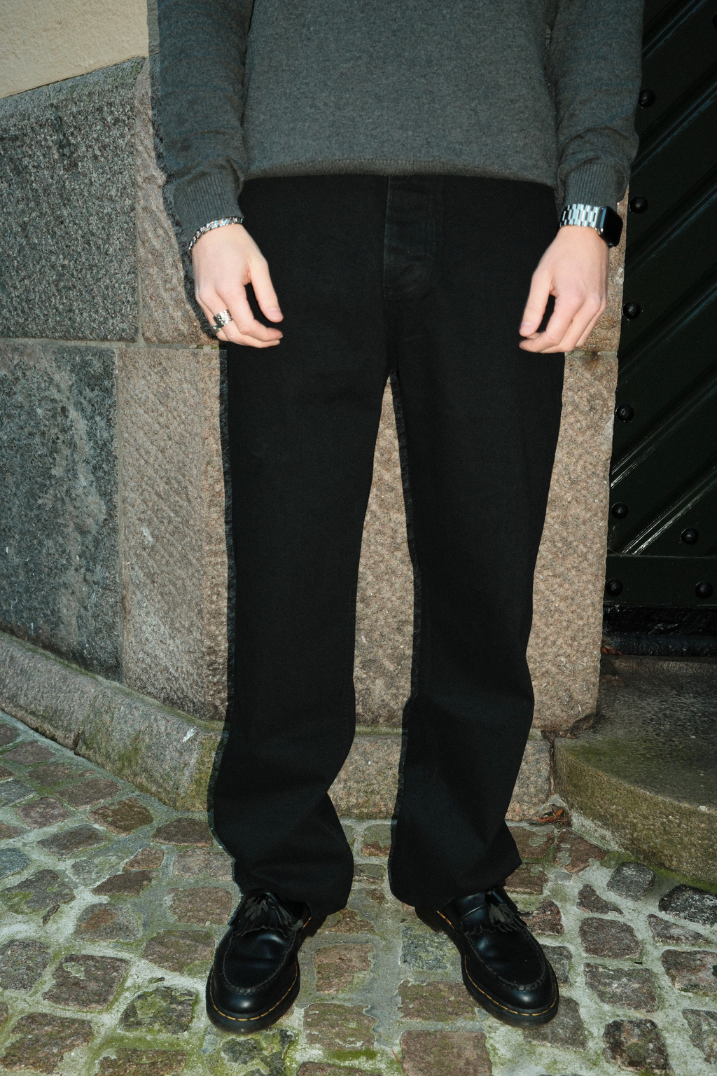 Baggy Jeans - Μαύρο Τζιν