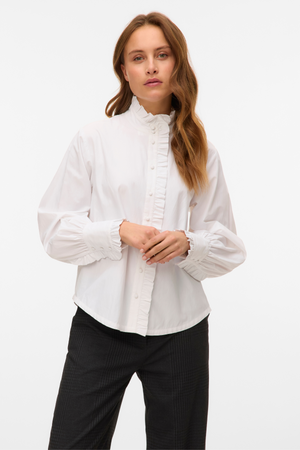 Fanni Ruffel Top - Snow White