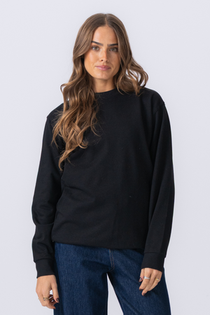 Basic Crewneck - Black (Γυναίκες)
