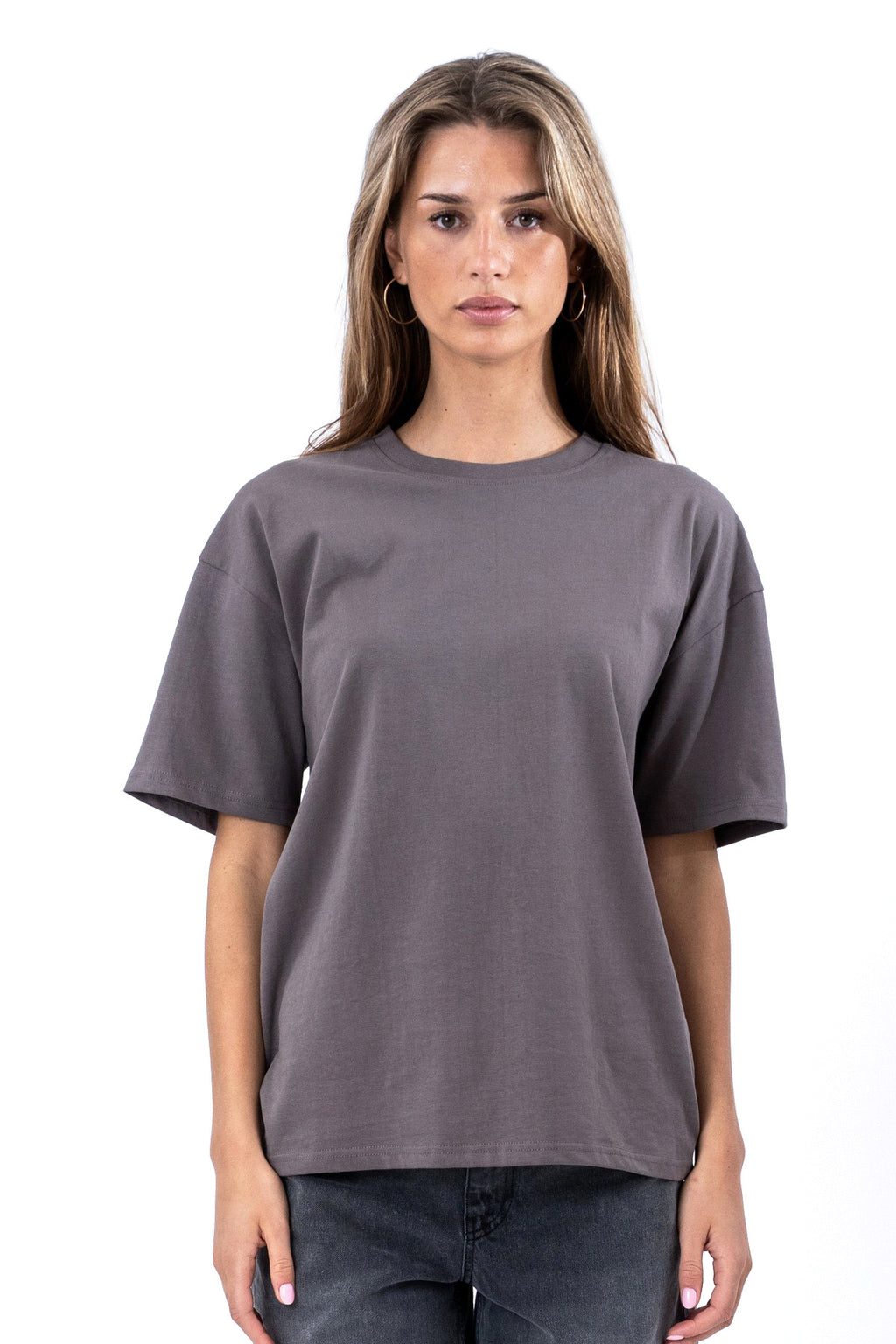 Heavy Boxfit Tee - Σκούρο Γκρι