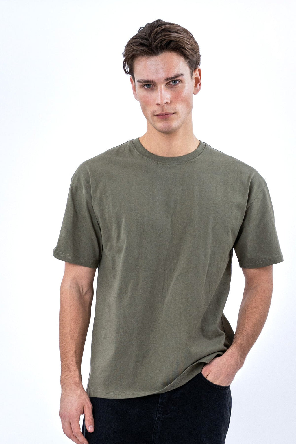 Boxy T-shirt - Olive