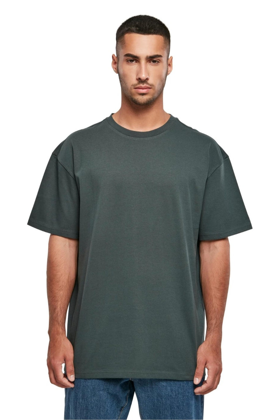 Heavy Oversized T-shirt - Bottlegreen