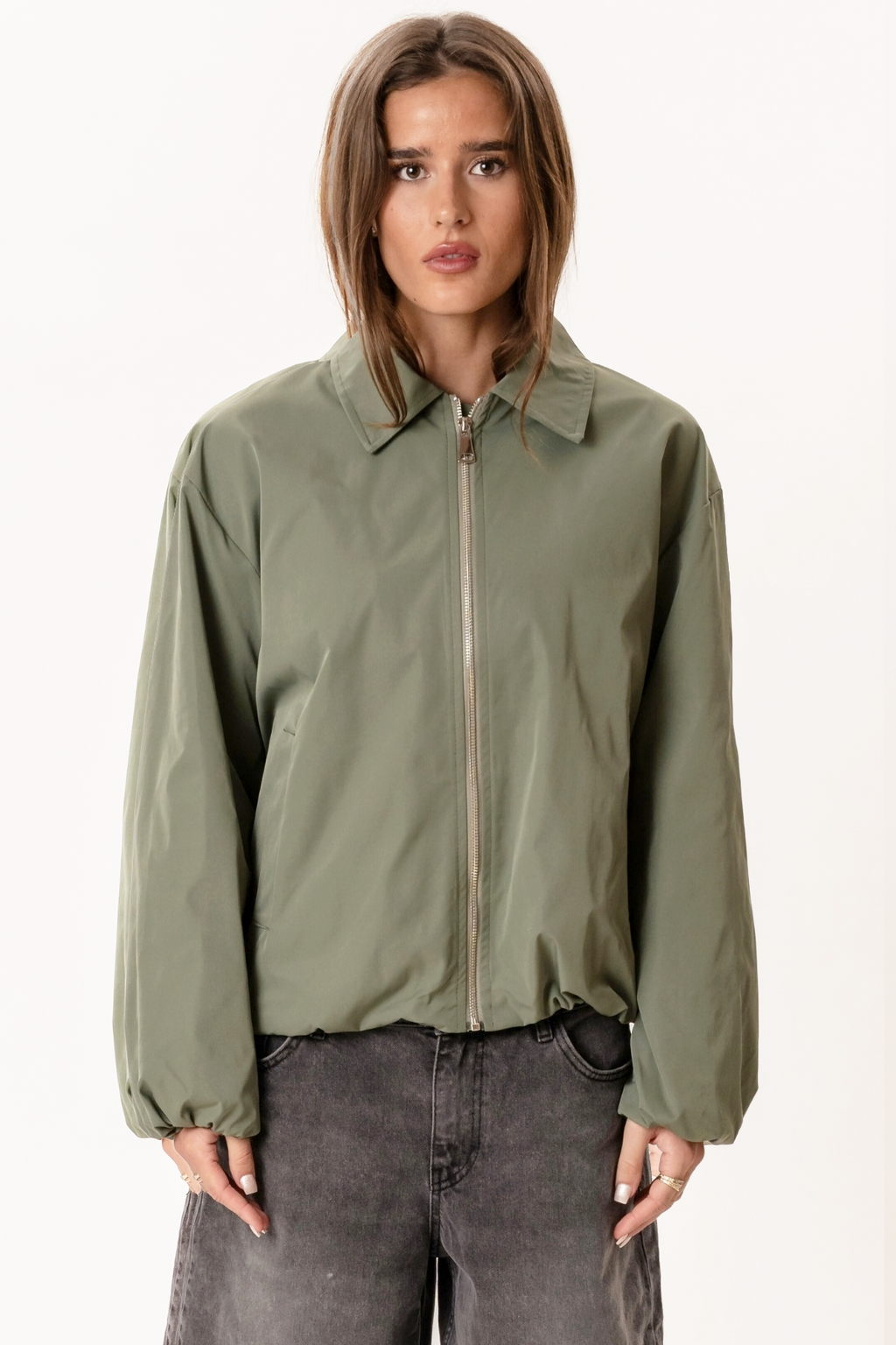 Ines Short Jacket - Χακί
