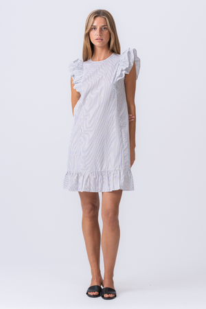 Φόρεμα Aila - Snow White / Black