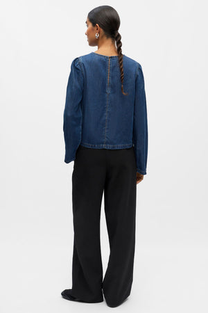 Πλαίσιο κορυφής - σκούρο μπλε denim