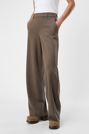 Lisa Wide Pant - Morel