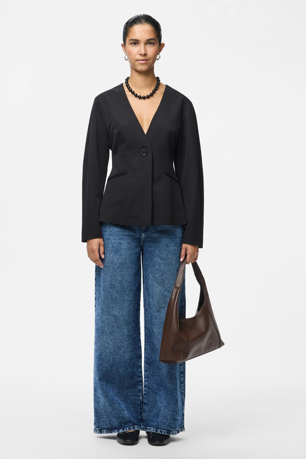 Kamil Fitted Blazer - Μαύρο