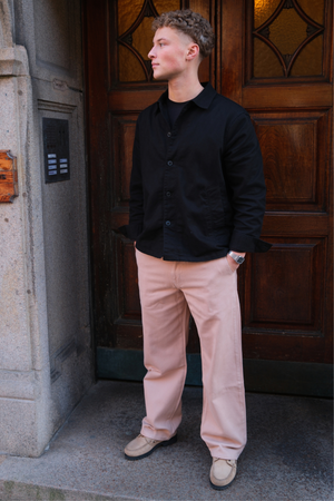 Straight Cotton Chino - Beige