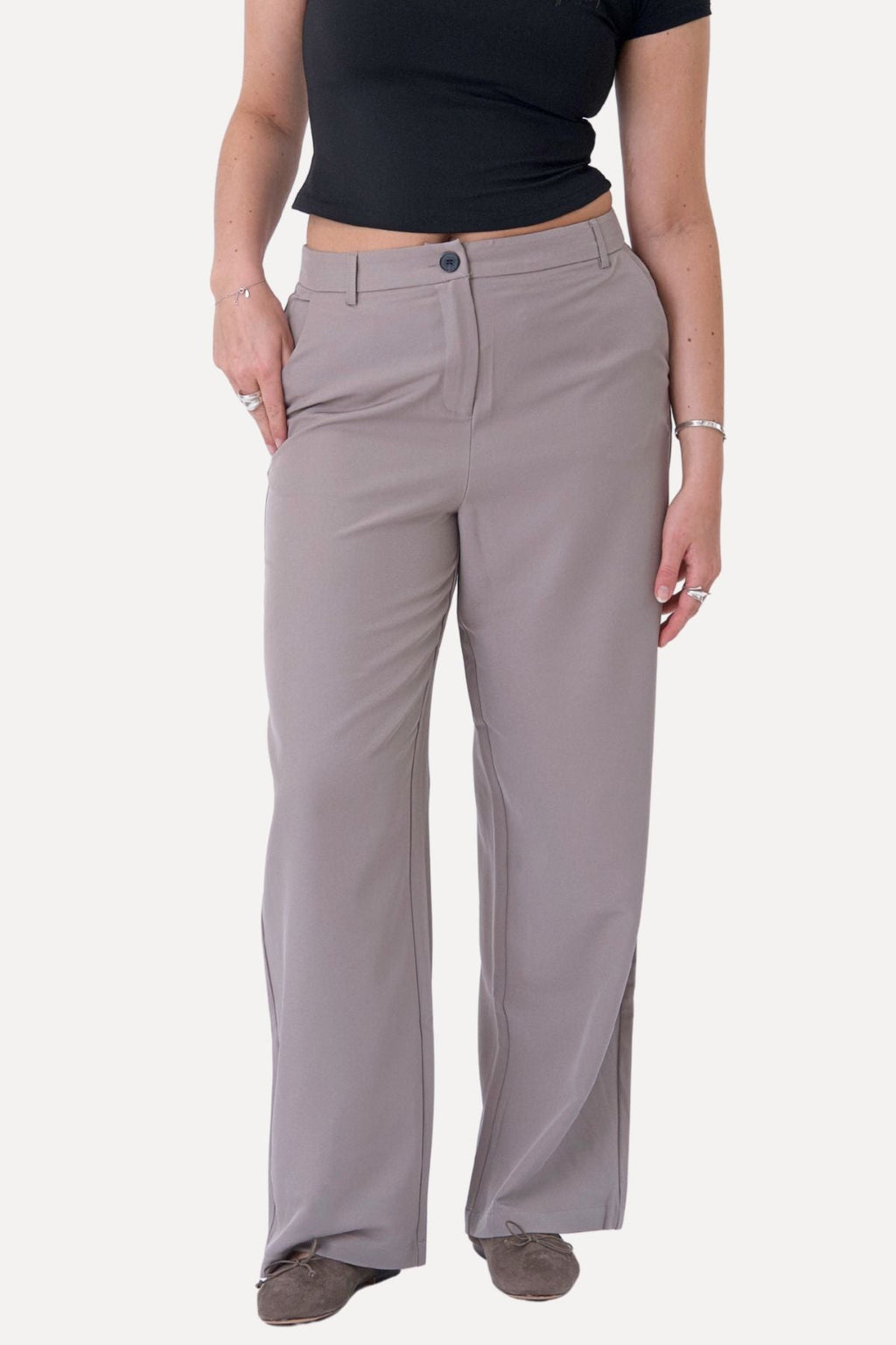 Classic Suit Pants - Grey