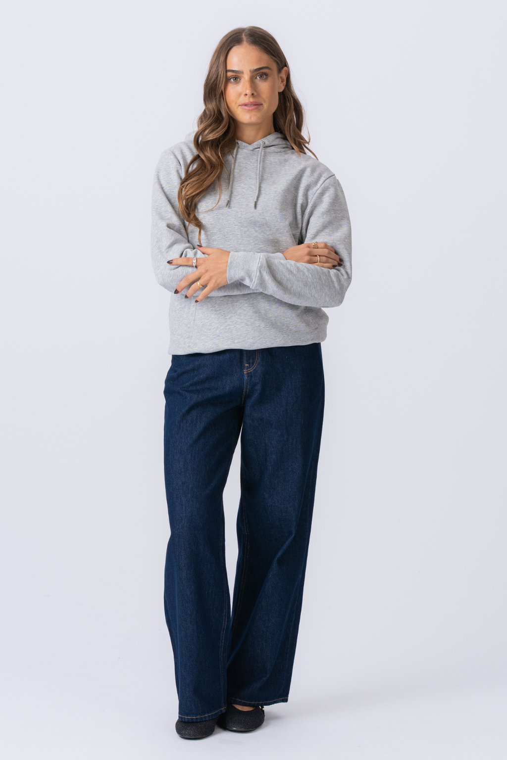 Sweatshirt Hoodie - Ash Grey