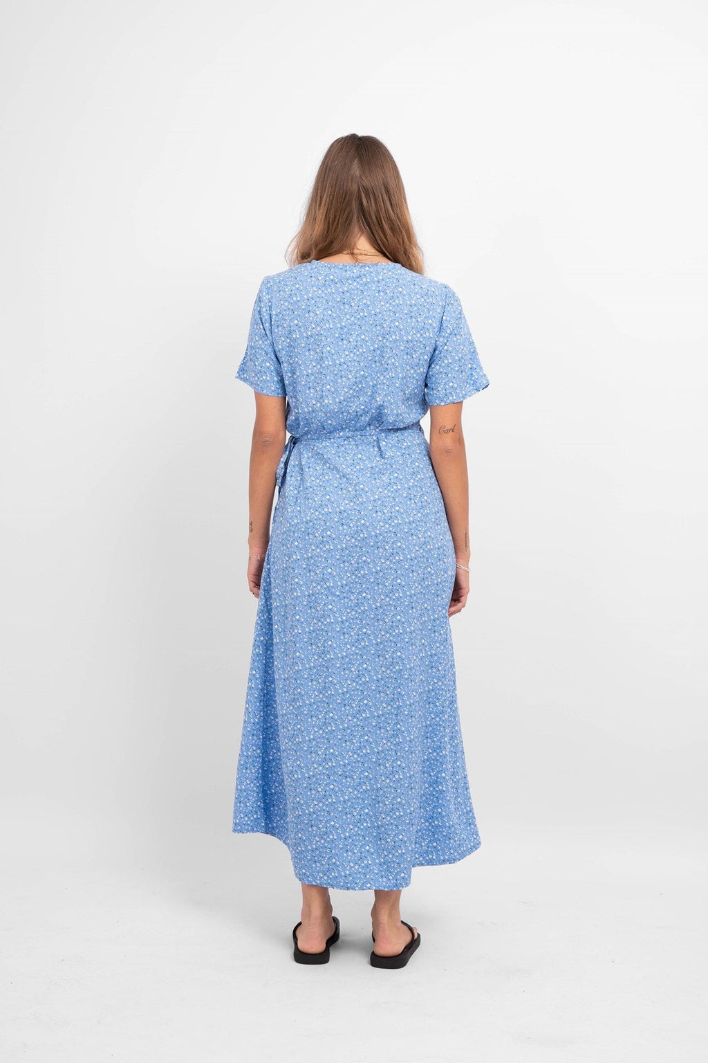 Ema Elise Wrap Dress - Marina