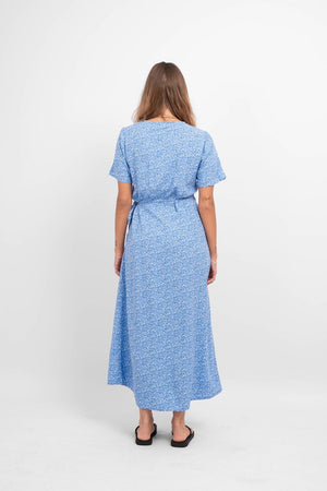 Ema Elise Wrap Dress - Marina