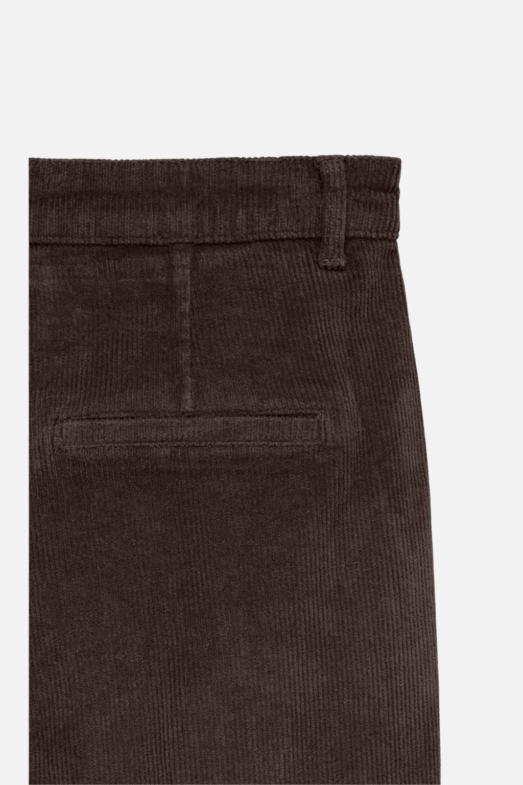Margot ευρύ corduroy Pants - Σοκολάτα Torte