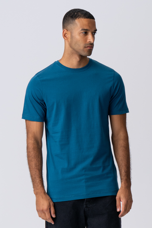 Basic T -shirt - μπλε βενζίνης