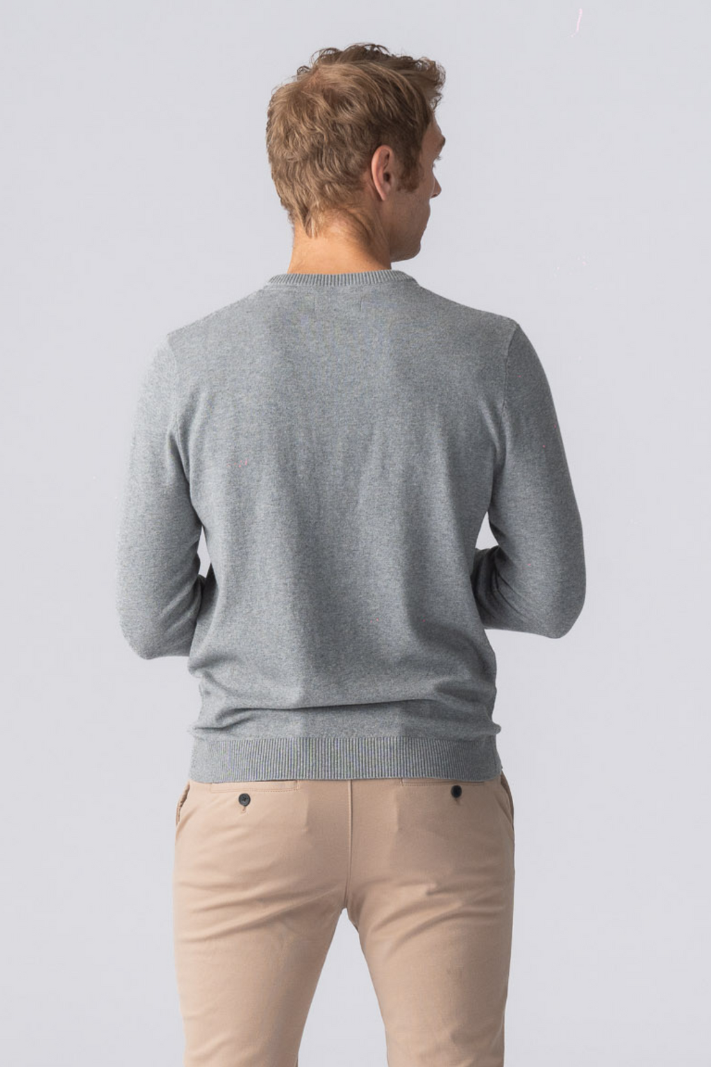 Pullover Roundneck - Gray Melange