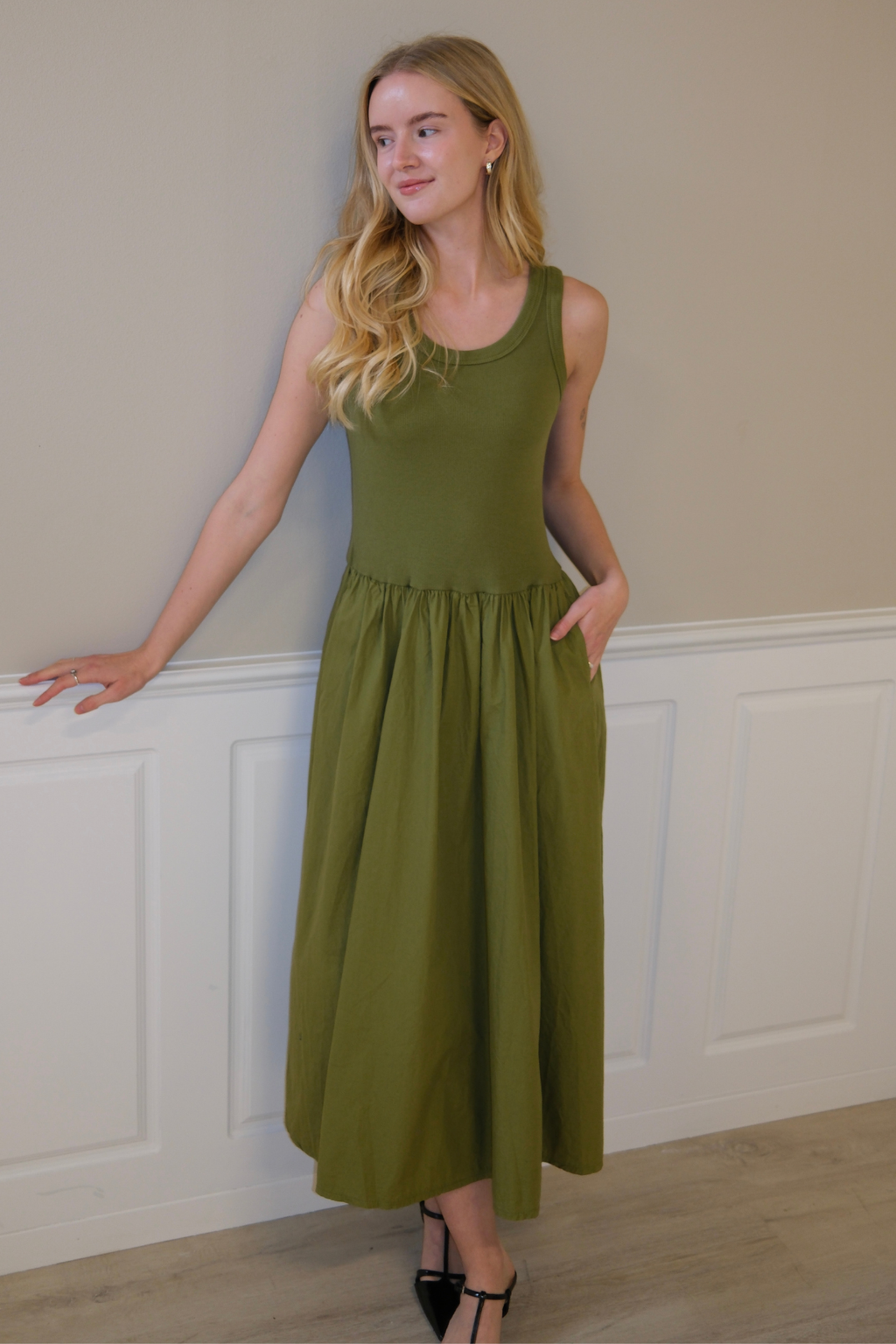 Hanna Dress - Πράσινο