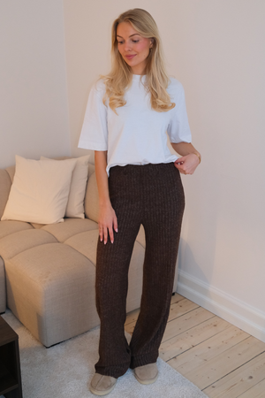 Ivy Knit Pants - Καφέ