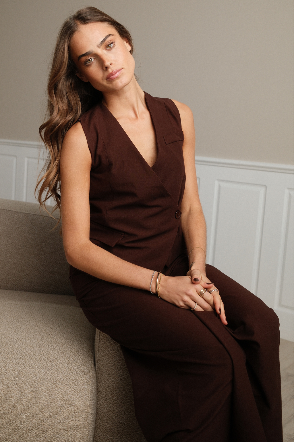 Melissa Vest - Brown