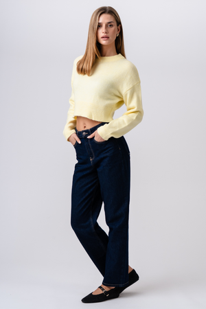 Kenya Short Knit - Κίτρινο