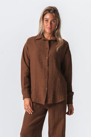 Lilly Shirt - Brown